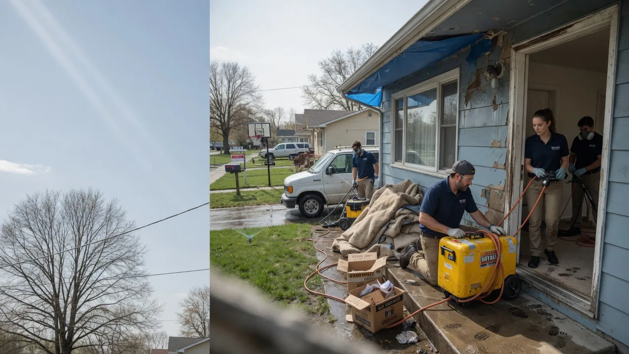 Basement Flood Cleanup in Sterling, OK near me